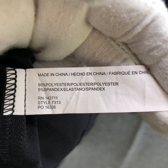 Eloquii Black Tie Sleeve Flowy Shift Dress Knee Length Plus Siz 26 LBD Formal - Picture 10 of 12